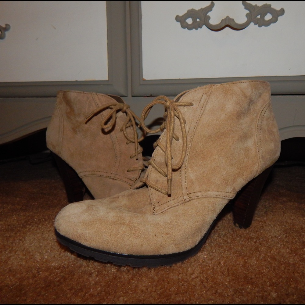White Mountain ankle booties.